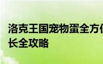 洛克王国宠物蛋全方位培育指南：从孵化到成长全攻略