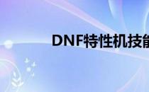 DNF特性机技能除外深度解析